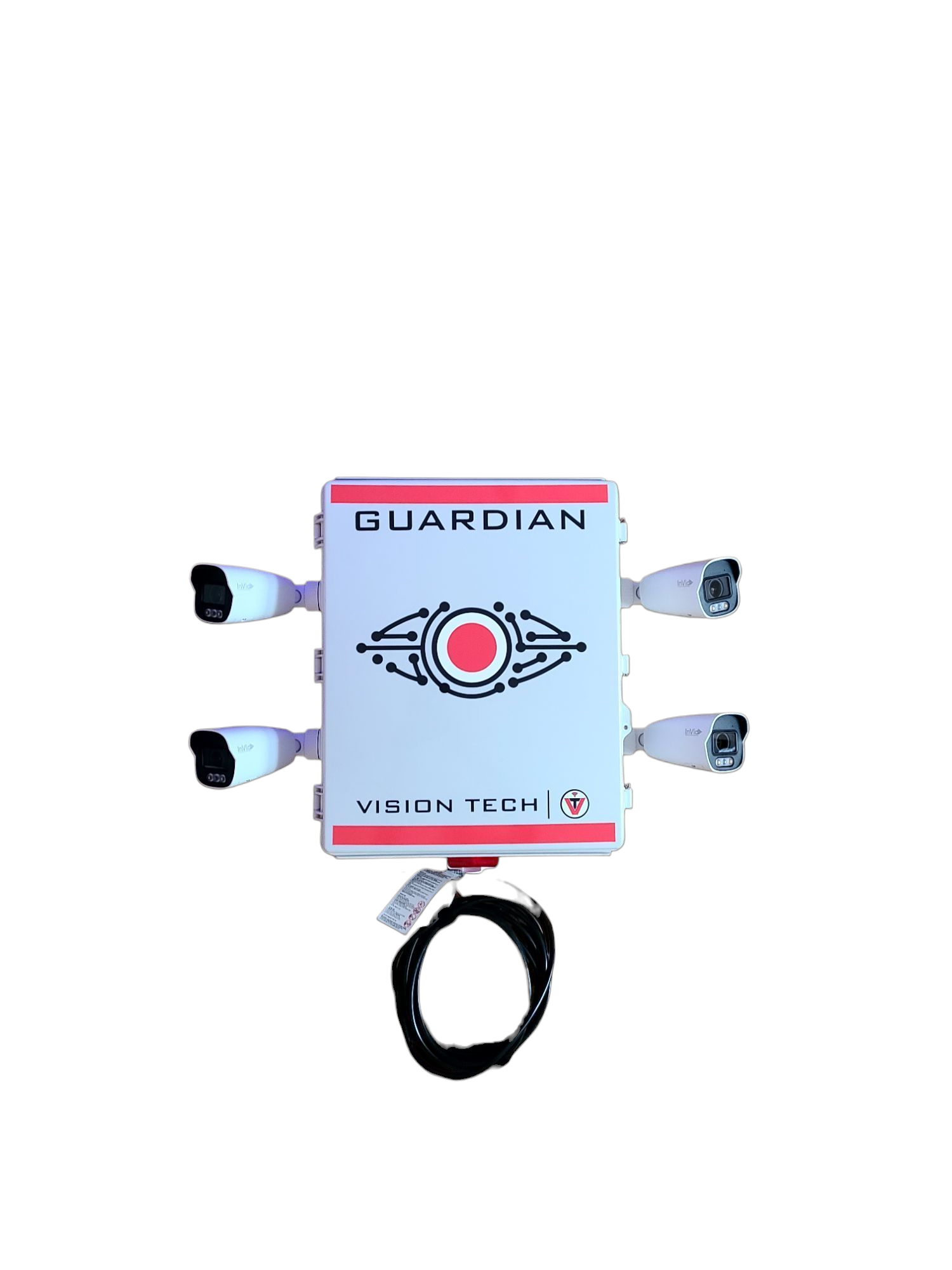 Vision Tech Guardian 4 Camera CCTV Pole Mount Kit