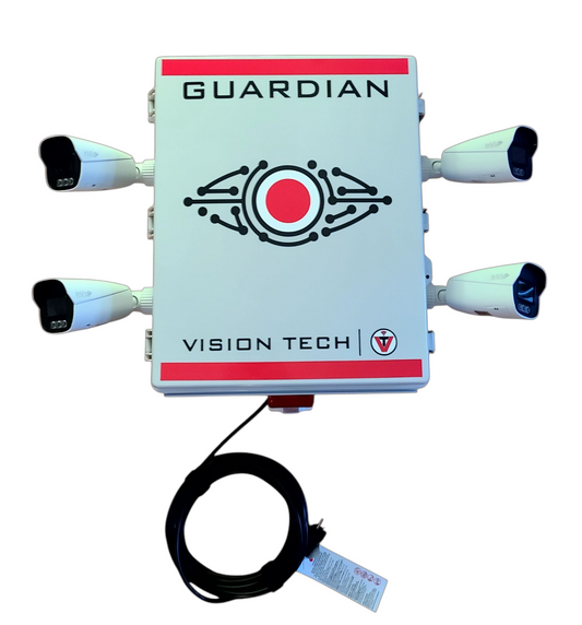 Vision Tech Guardian 4 Camera CCTV Pole Mount Kit